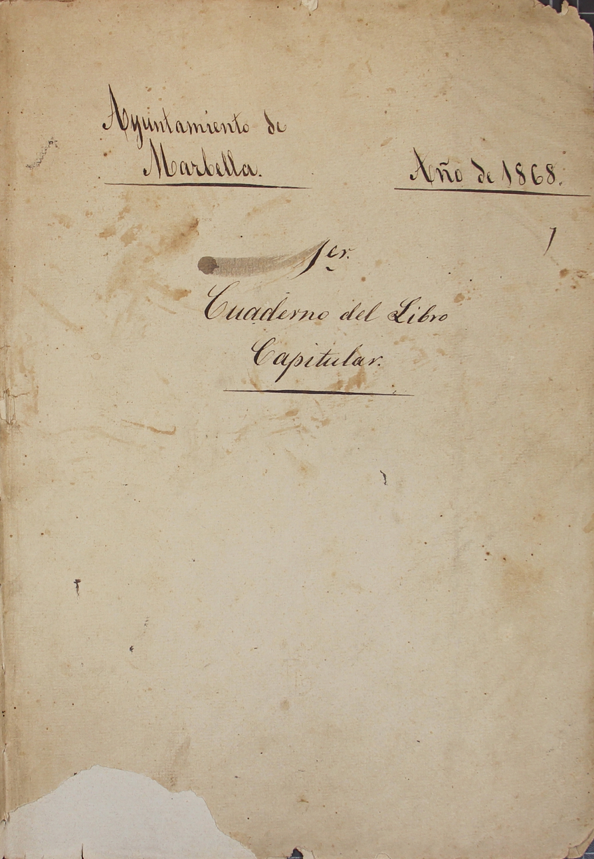 DIGITALIZADAS ACTAS CAPITULARES DE 1868 A 1873