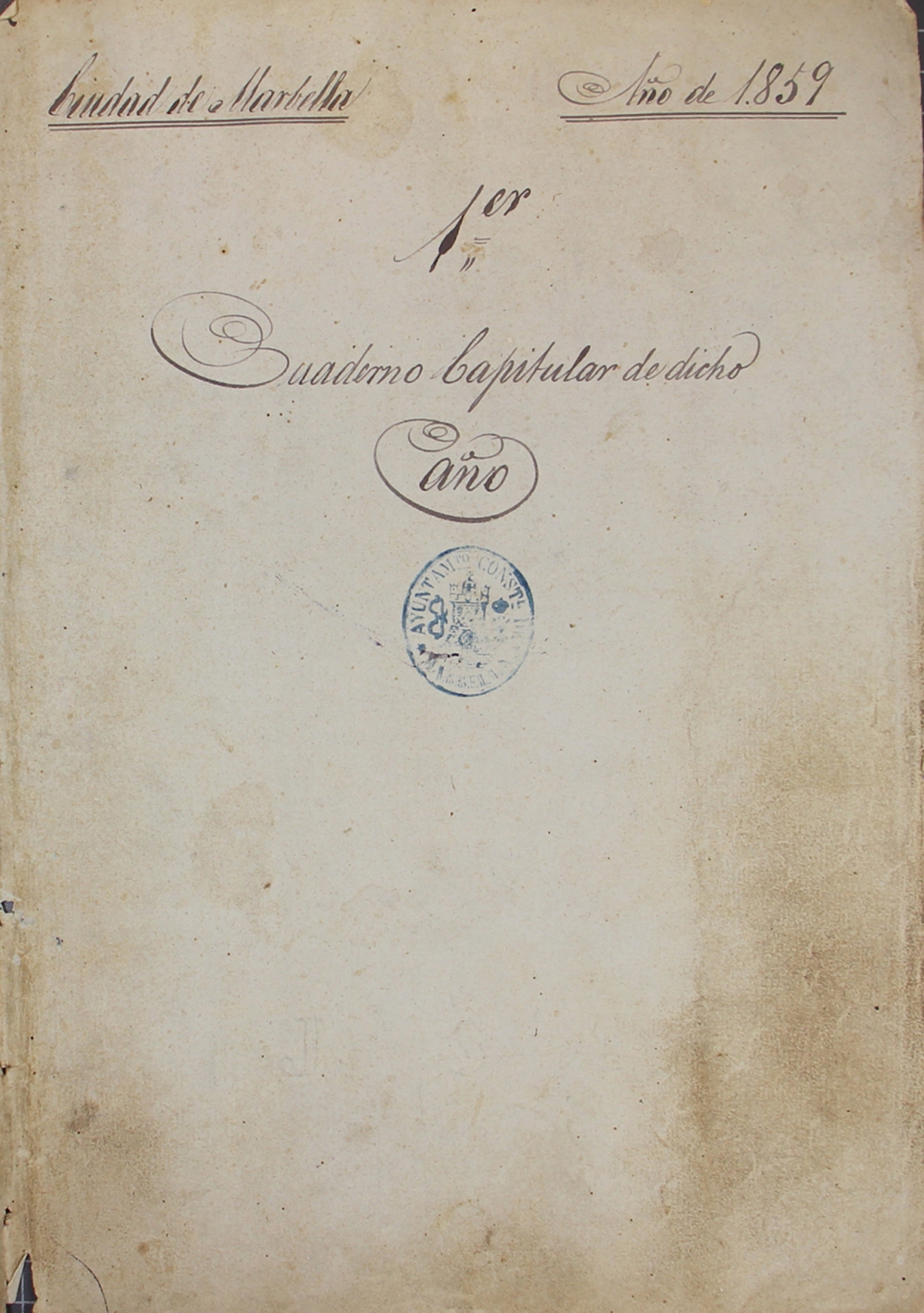 DIGITALIZADAS ACTAS CAPITULARES 1859 A 1863