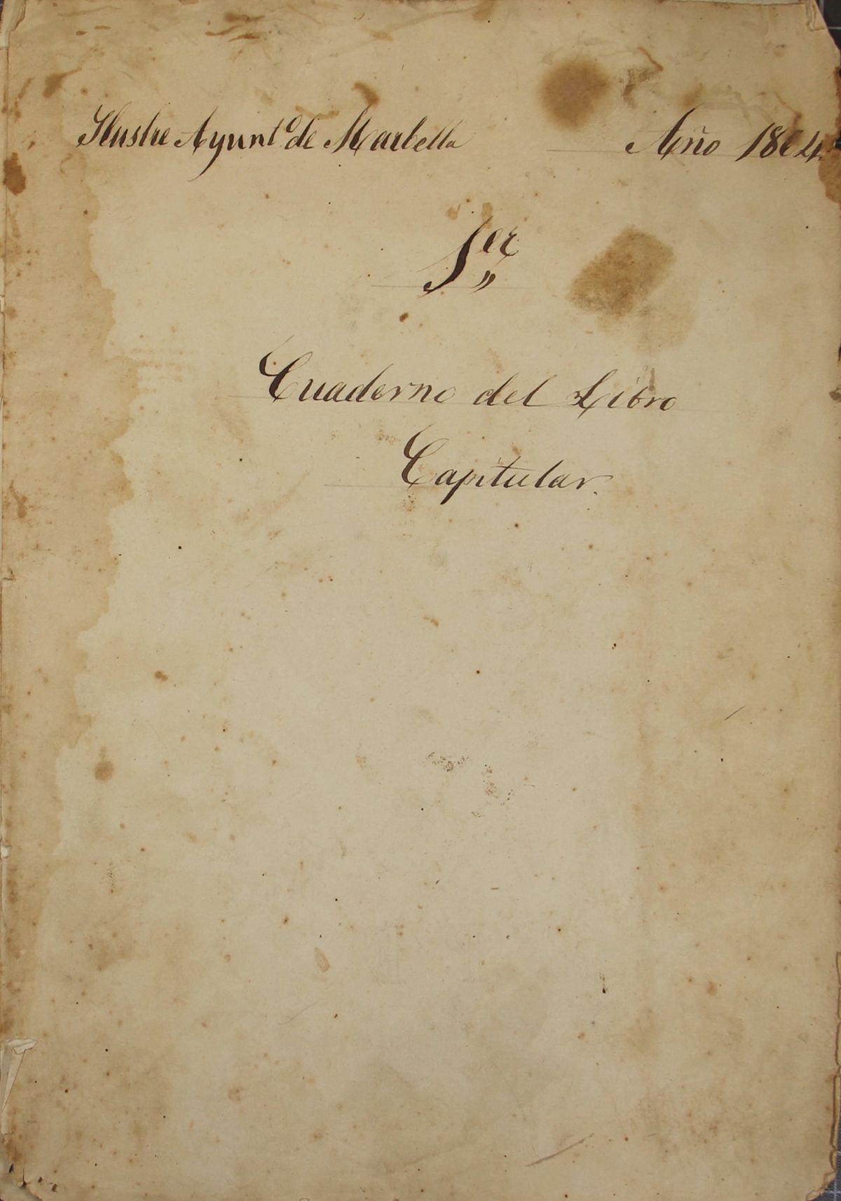 DIGITALIZADAS ACTAS CAPITULARES DE 1864 A 1867