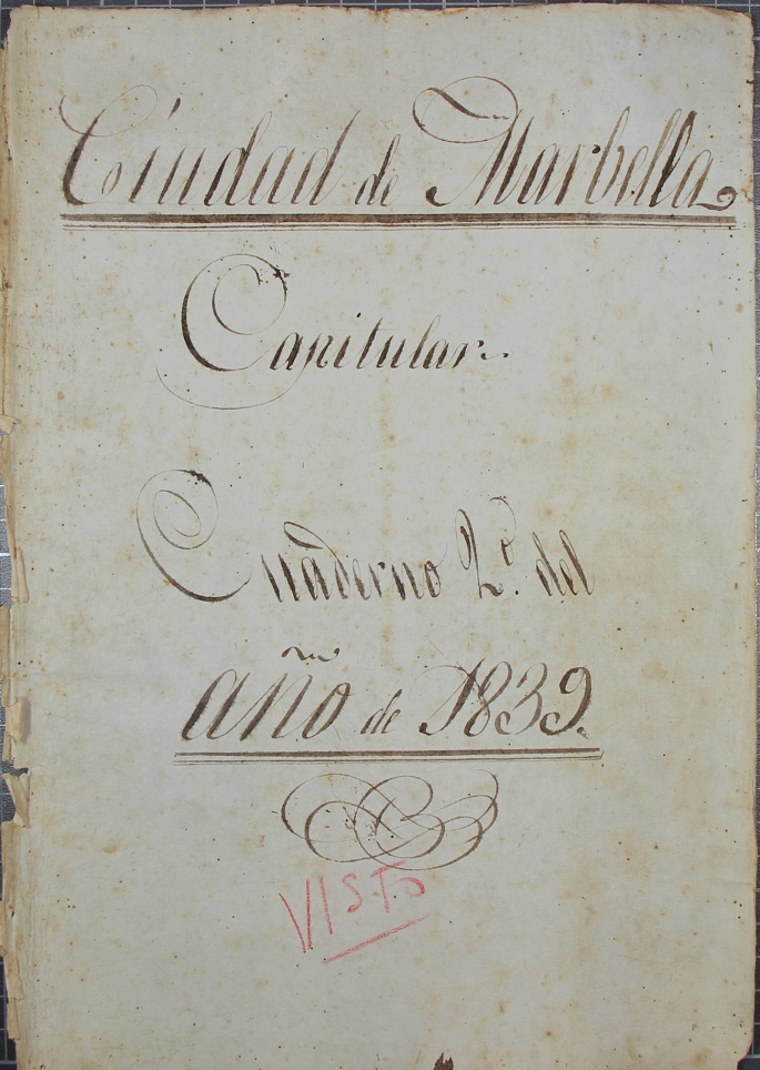 Digitalizadas Actas Capitulares de 1839 y 1840