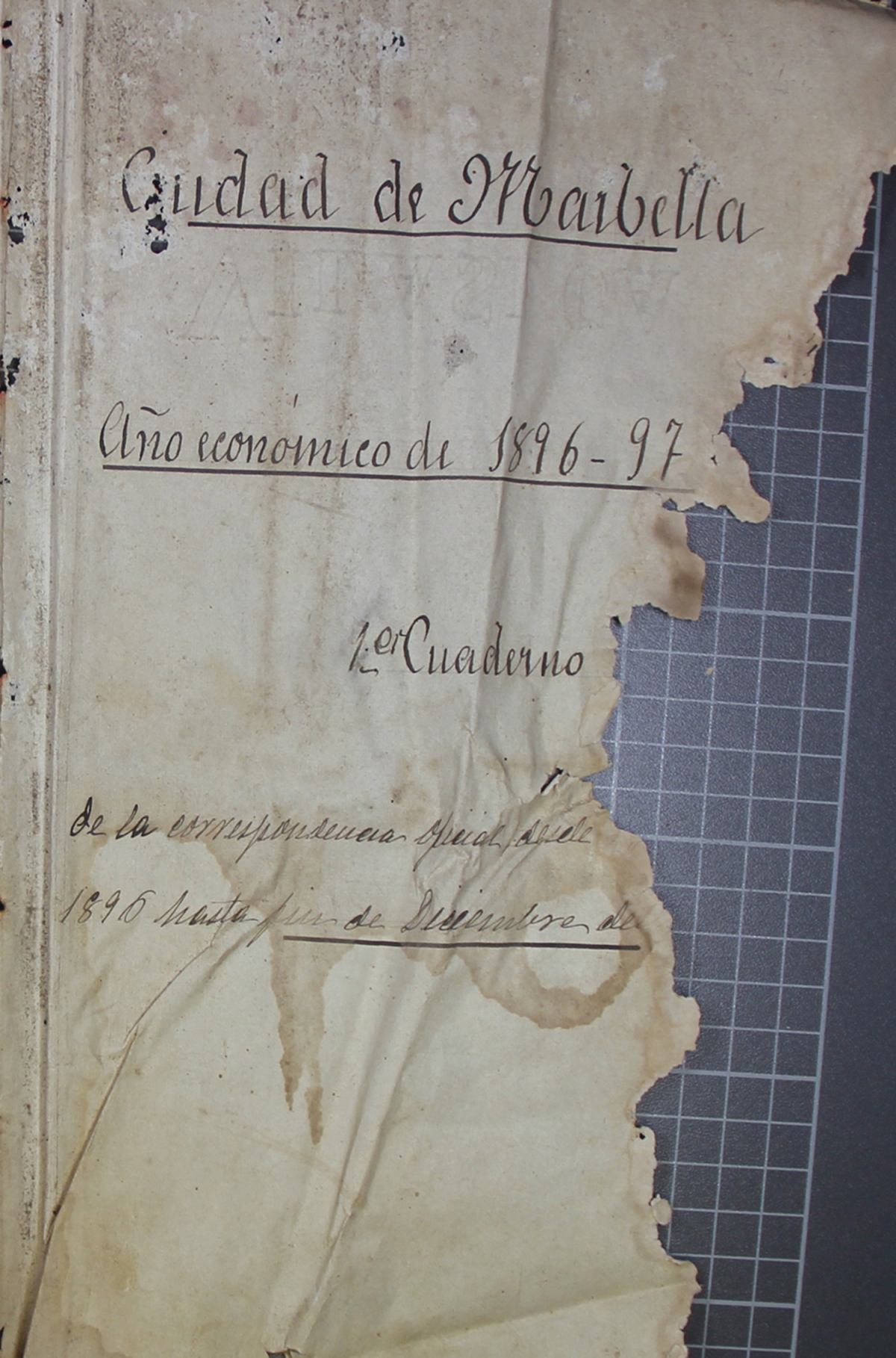 DIGITALIZADA CORRESPONDENCIA OFICIAL ENTRE 1896 Y 1899