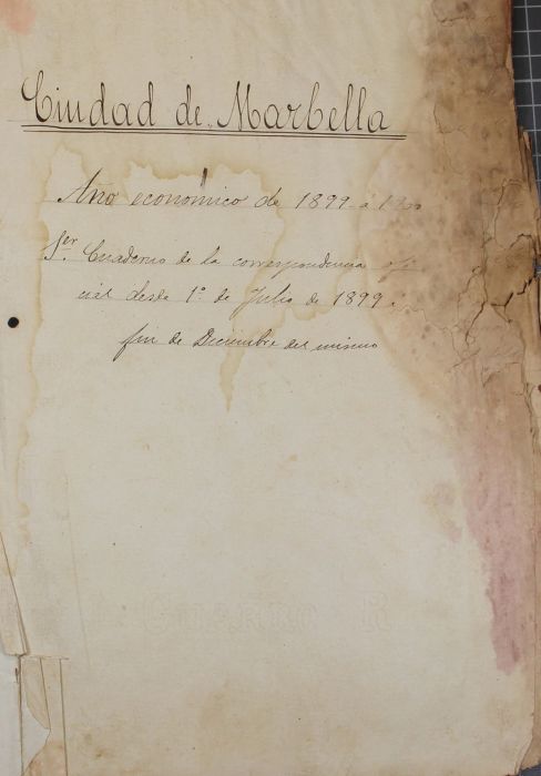 DIGITALIZADOS CUADERNOS DE CORRESPONDENCIA OFICIAL ENTRE 1899 Y 1902