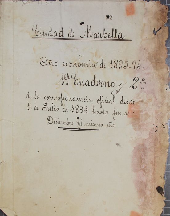 DIGITALIZADA CORRESPONDENCIA OFICIAL ENTRE 1893 Y 1896