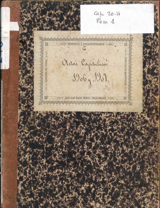 DIGITALIZADAS ACTAS CAPITULARES DE 1906 A 1921