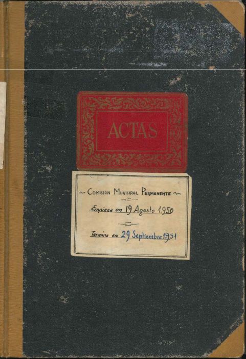 Digitalizados los Libros de Actas de Comisión Permanente desde agosto de 1950 a agosto de 1956